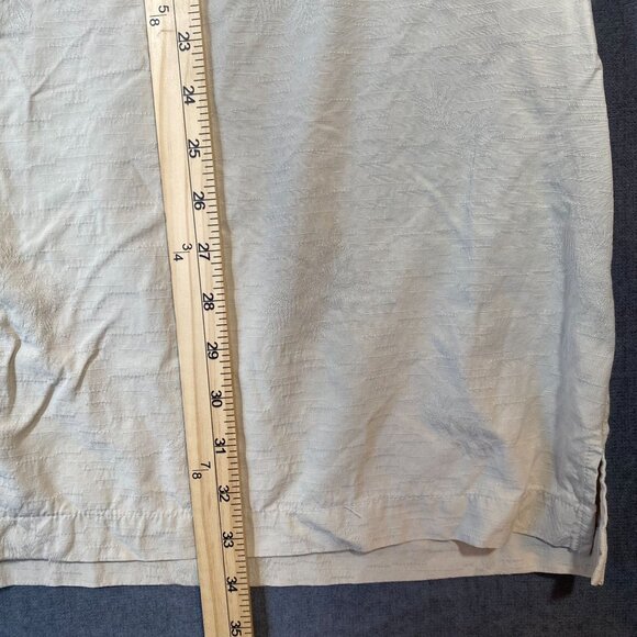 IL Migliore Beige Short Sleeve Button-Up Shirt Silk Lightweight Mens Size 3XL - Picture 8 of 9